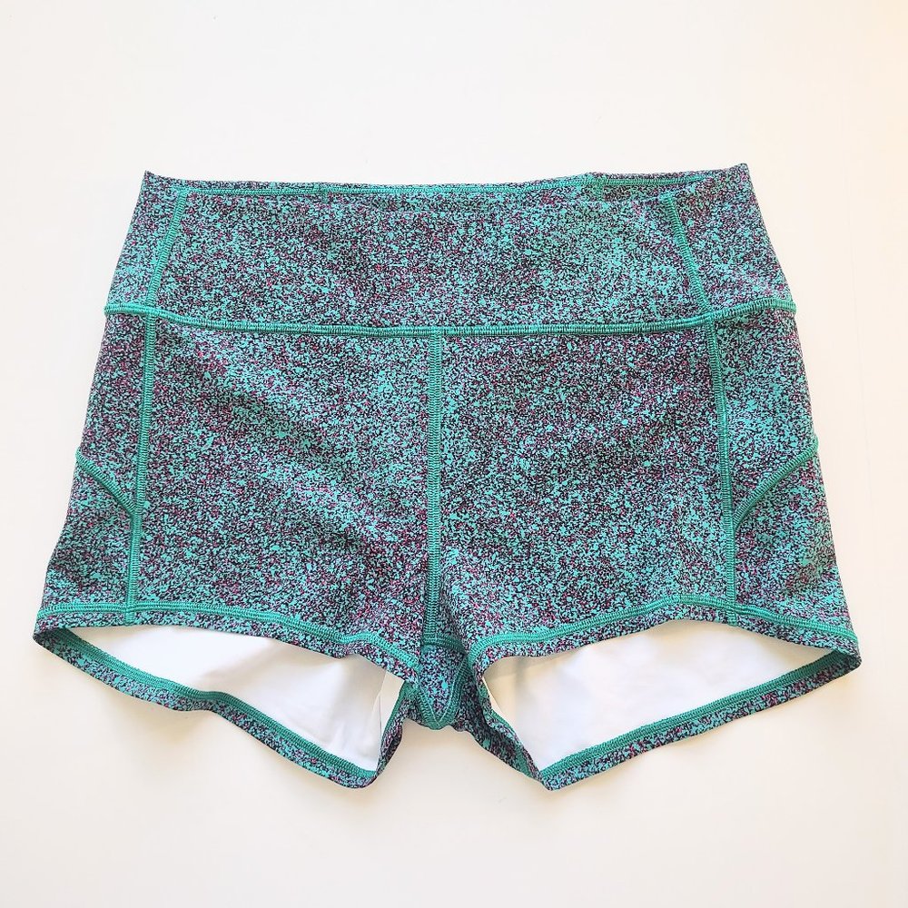 Lululemon In Movement Short Everlux 2.5" - DITZY SPRITZ Multi-color - 12/Large